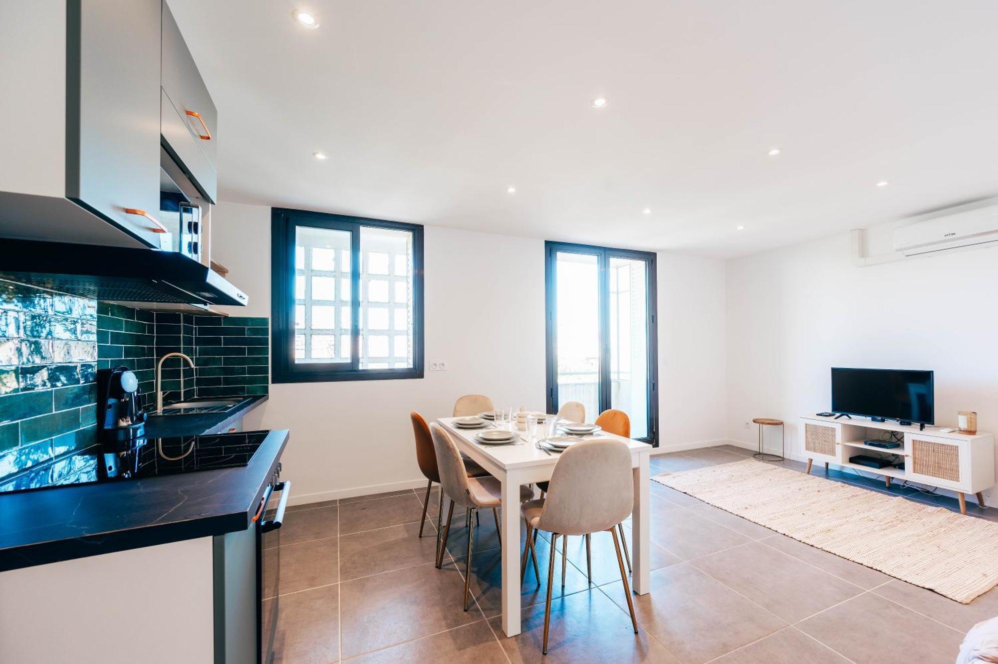 Velodrome 6 Couchages Avec Clim Apartment Marseille Bagian luar foto