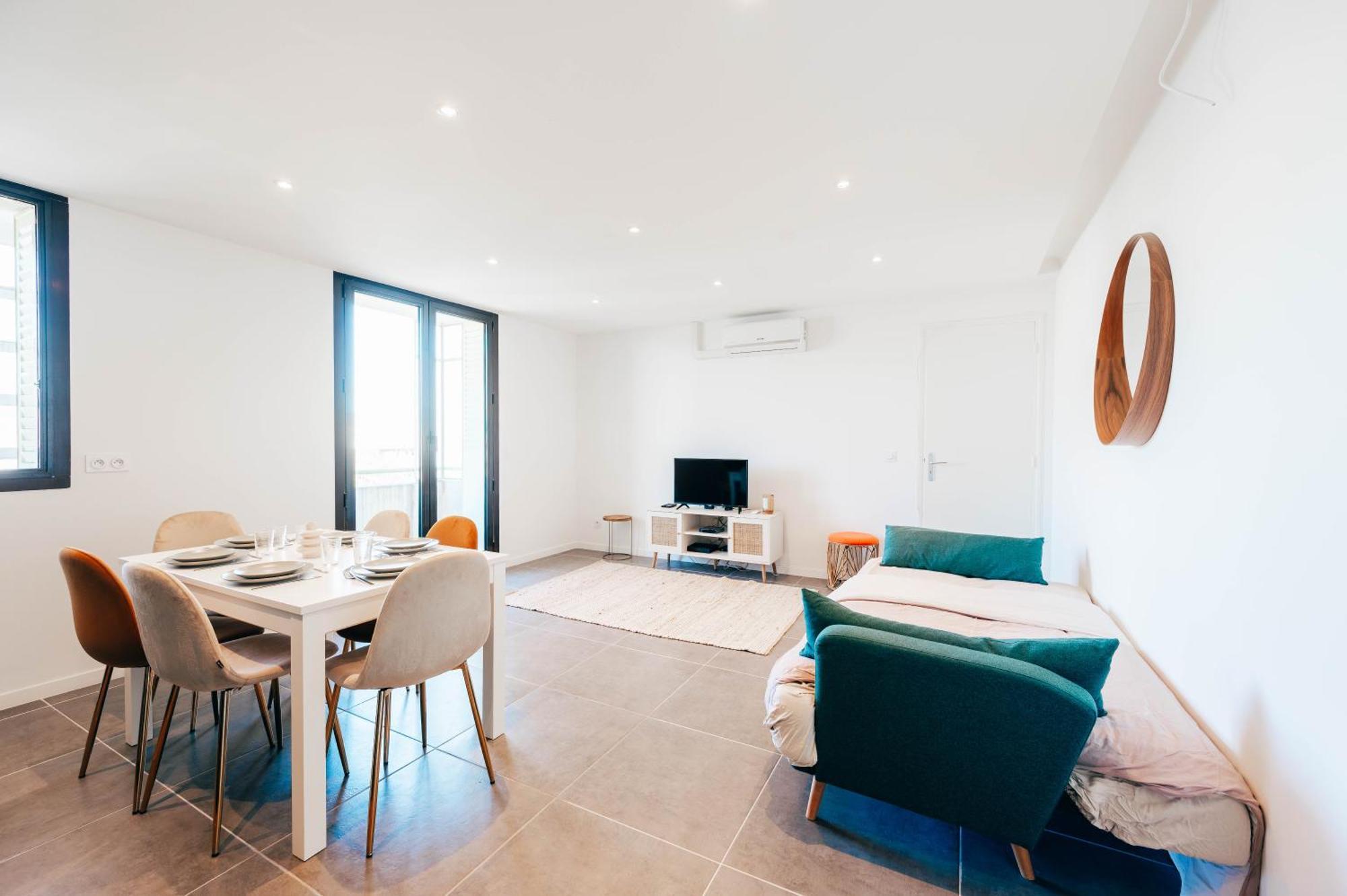 Velodrome 6 Couchages Avec Clim Apartment Marseille Bagian luar foto